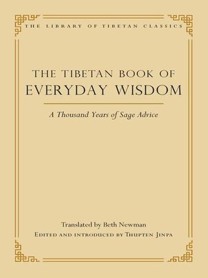 cover image of The Tibetan Book of Everyday Wisdom
